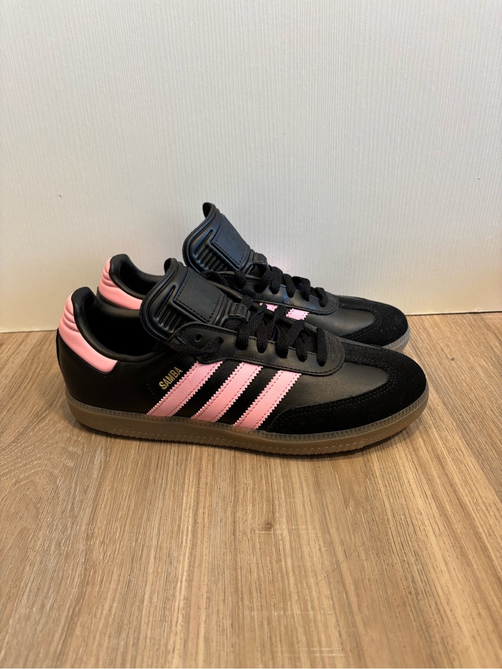 Adidas Samba Soccer Inter Miami CF "Messi" Shoes Black / Pink (IH8157) Sz 7